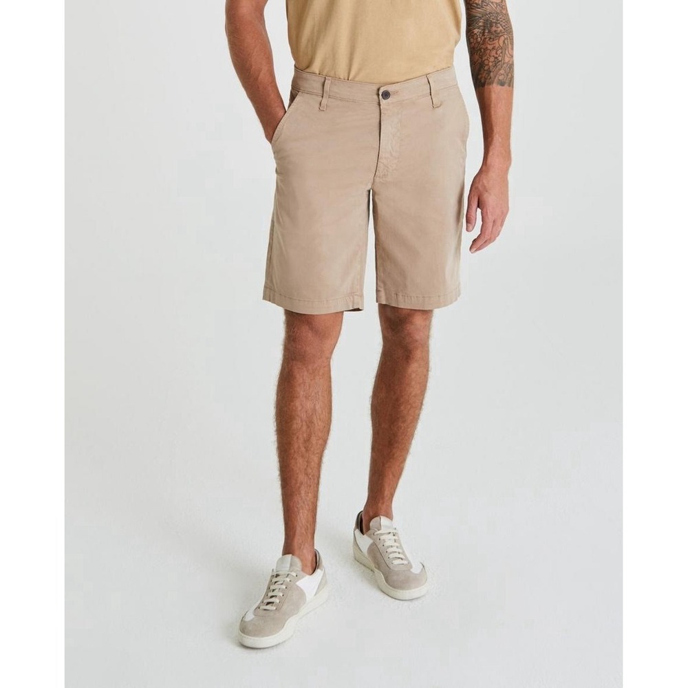 AG Adriano Goldschmied Shorts Mens 30R Khaki Preppy Chino Stretch 11" Inseam